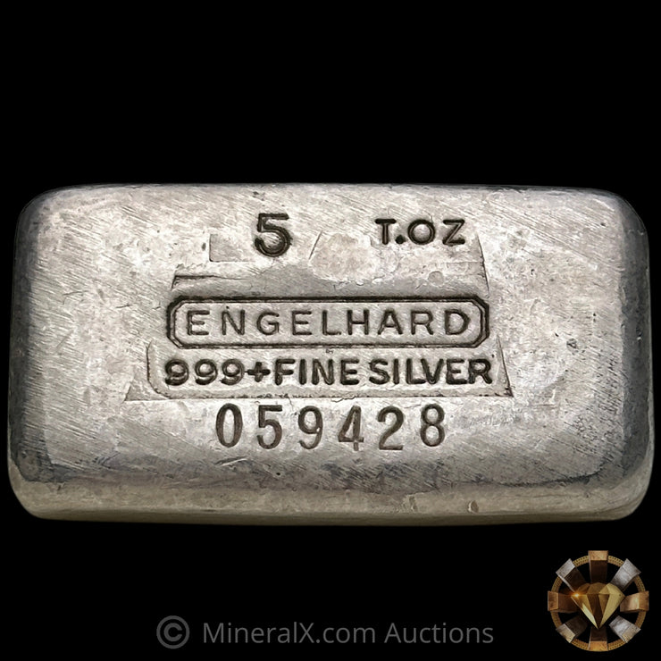 5oz Engelhard 7th Series Vintage Silver Bar