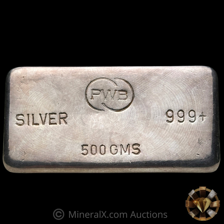 500g (1/2 Kilo) PWB Vintage Silver Bar
