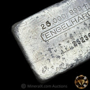 x2 25oz Engelhard 1st Series Rare "5 over 0" Variety Sequential Serial Vintage Silver Bars