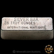 25oz International Mint Corp Vintage Silver Bar