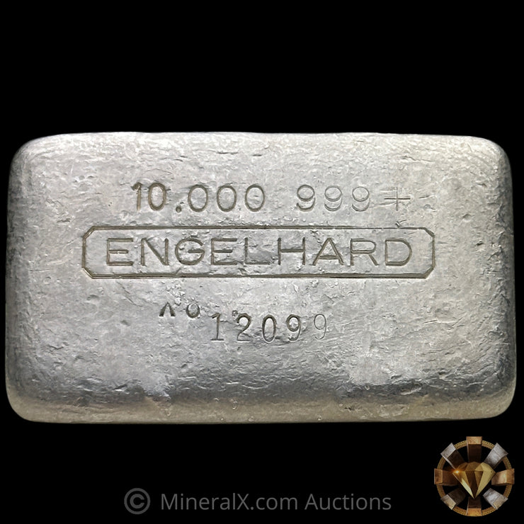 10oz Engelhard Partial X8 Prefix Vintage Silver Bar