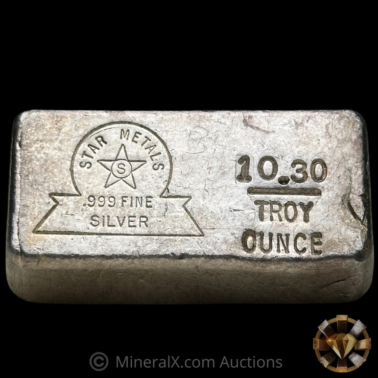 10.30oz Star Metals Vintage Silver Bar