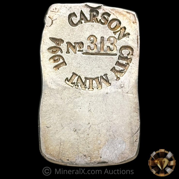 0.67oz CC Carson City Mint Vintage Silver Bar