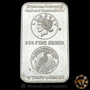 5oz Oklahoma Federated Gold and Numismatics Vintage Silver Bar