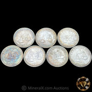 x7 1oz South East Refining Vintage Silver Coins