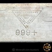 27.97oz HH Handy & Harman Vintage Industrial Silver Bar