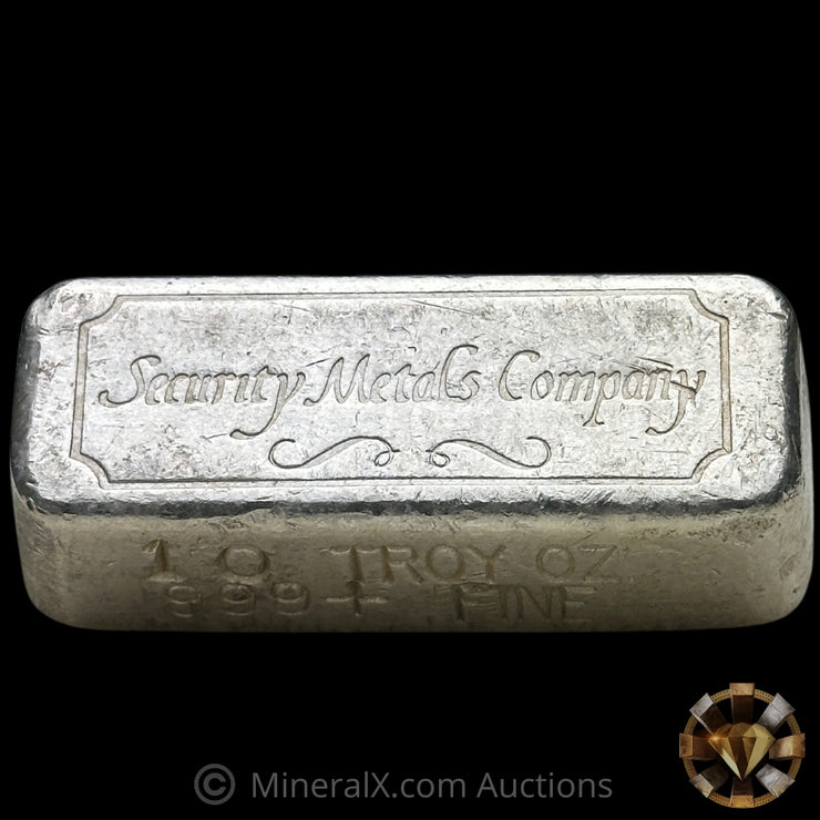 10oz Security Metals Company Vintage Silver Bar