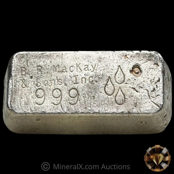 10.73oz B R MacKay & Sons Inc Vintage Silver Bar