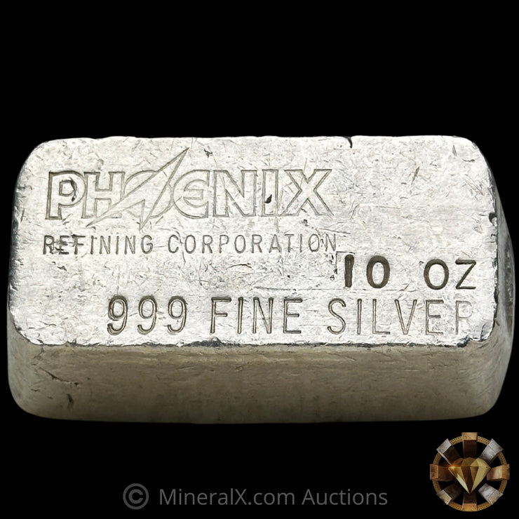 10oz Phoenix Refining Corporation Vintage Silver Bar