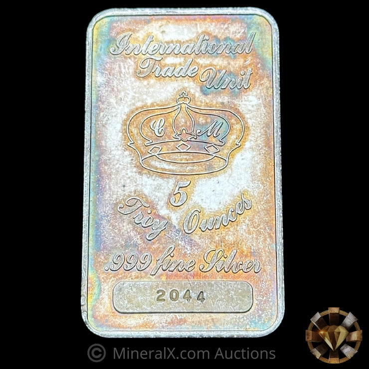 5oz Crown Mint Vintage Silver Bar