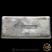 20oz Engelhard Bull Logo Vintage Silver Bar