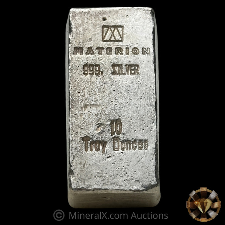 10oz Materion Vintage Silver Bar