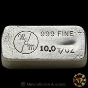 10oz WEM Wechsler Vintage Silver Bar