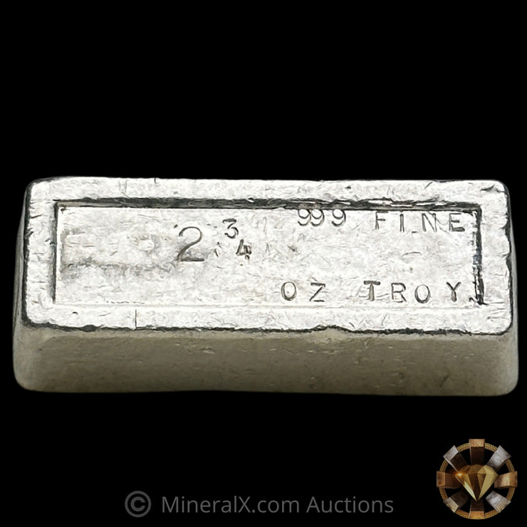 2 3/4oz No Hallmark Vintage Silver Bar