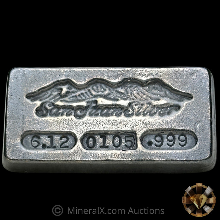 6.12oz San Juan Silver Vintage Silver Bar