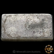 10oz Engelhard 2nd Series Top Hallmark Absent Serial With Unique Brushed/Ground Finish Vintage Silver Bar