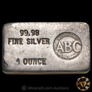 1oz ABC Australian Bullion Company Vintage Silver Bar