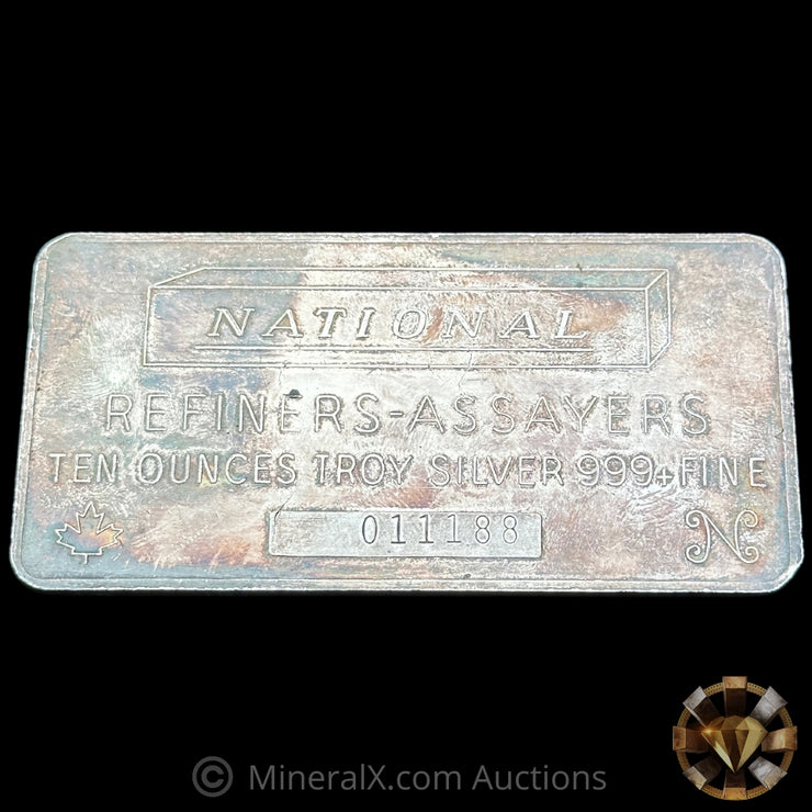 10oz National Vintage Silver Bar