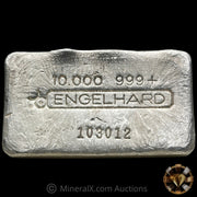 10oz Engelhard Bull Logo Vintage Silver Bar