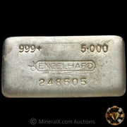 5oz Engelhard Bull Logo Vintage Silver Bar