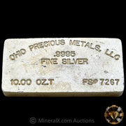 10oz Ohio Precious Metals Silver Bar