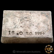 16oz DMSI Dallas Metals & Smelting Inc Vintage Silver Bar