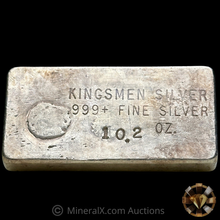 10oz Kingsmen Silver Vintage Silver Bar