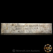 4.93oz Kingsmen Silver Vintage Silver Bar