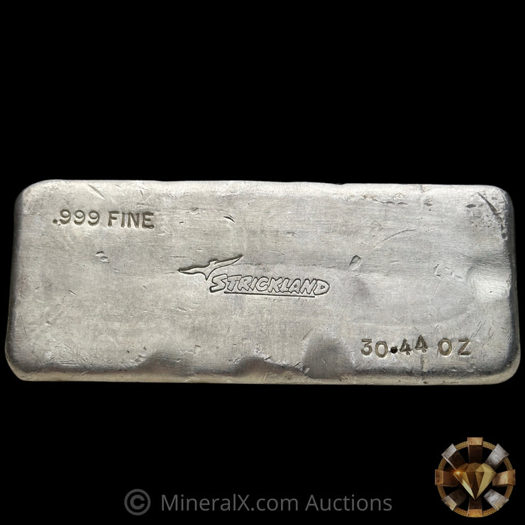 30.44oz Strickland Vintage Silver Bar