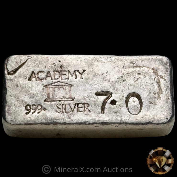 7oz Academy Vintage Silver Bar