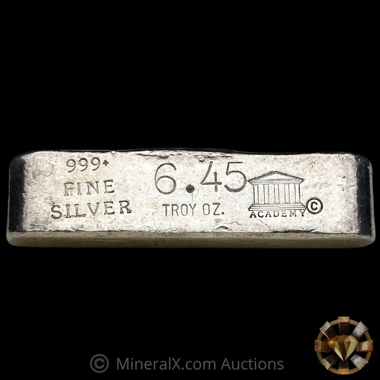 6.45oz Academy Vintage Silver Bar