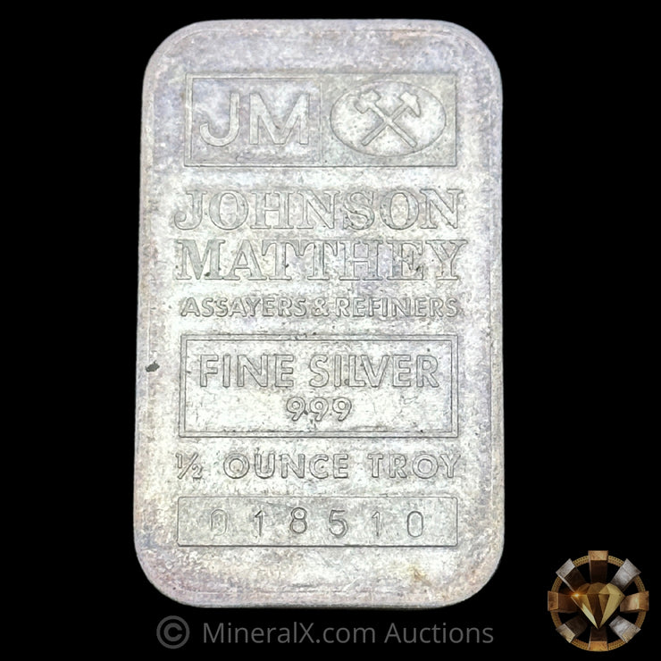 1/2oz JM Johnson Matthey Vintage Silver Bar