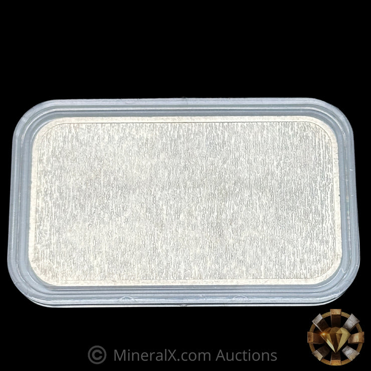 1oz Engelhard Vintage Silver Art Bar With Low Serial