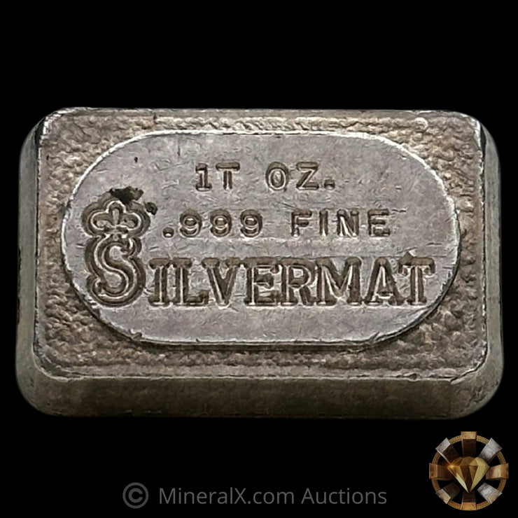 1oz Silvermat Vintage Silver Bar