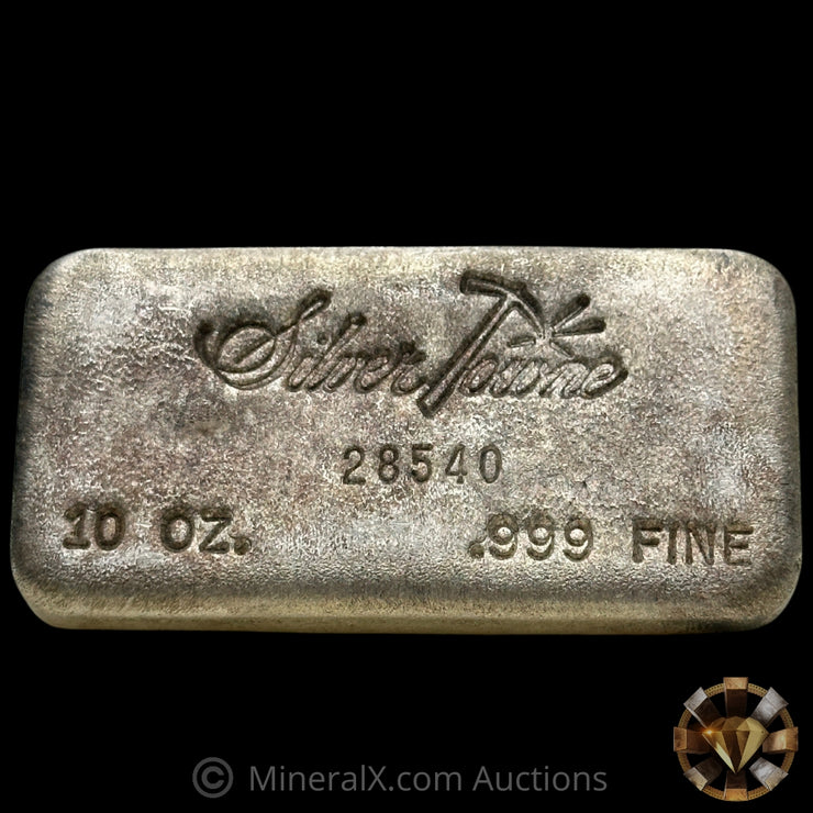 10oz Silvertowne Gridback Vintage Silver Bar