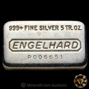 5oz Engelhard P Loaf Vintage Silver Bar