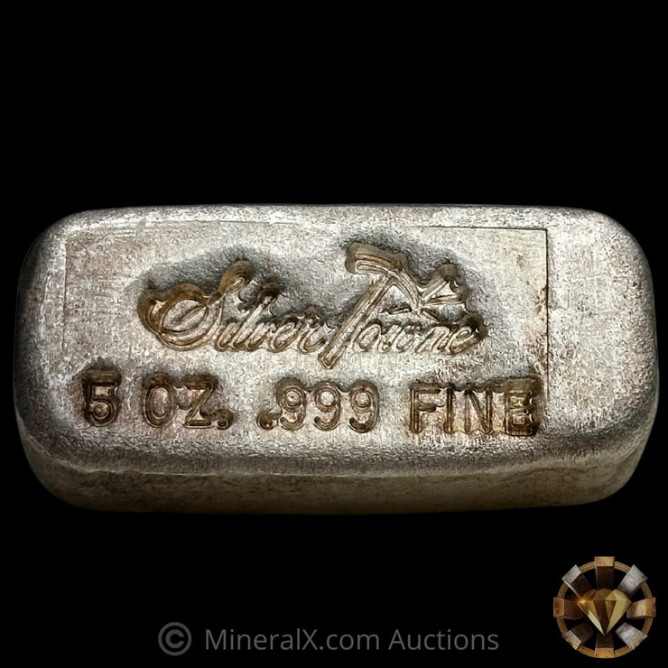 5oz Silvertowne Gridback Vintage Silver Bar