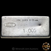 1.005Kg (Kilo) Matthey Garrett "Missing Kg" Vintage Silver Bar