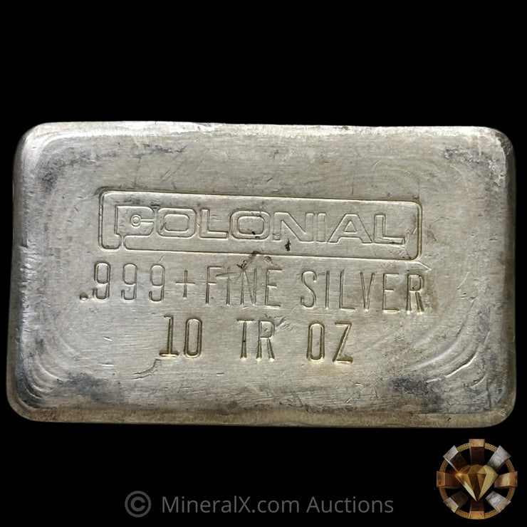 10oz Colonial Vintage Silver Bar