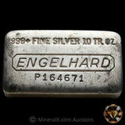 10oz Engelhard P Loaf Vintage Silver Bar