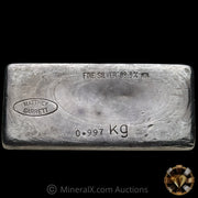 0.997Kg (Kilo) Matthey Garrett Vintage Silver Bar