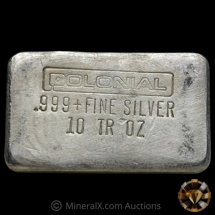 10oz Colonial Vintage Silver Bar