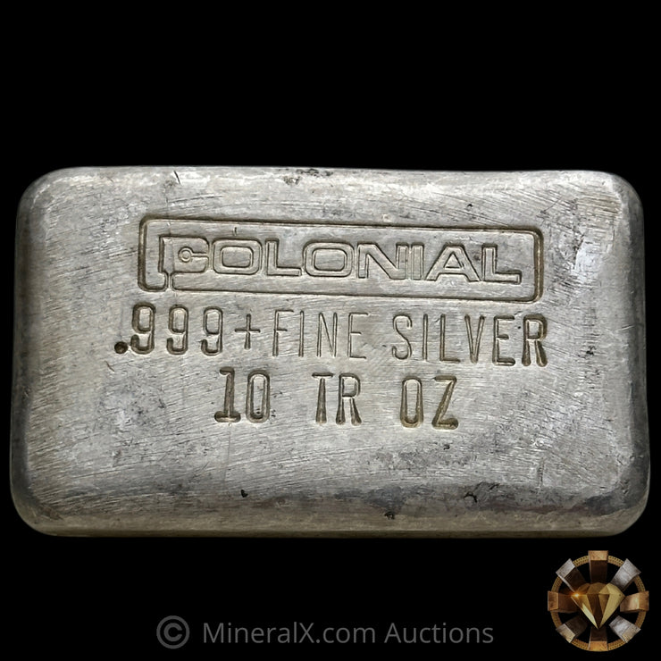 10oz Colonial Vintage Silver Bar