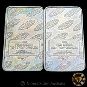 x2 10oz Liberty MTB Sequential Vintage Silver Bars