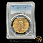 1923 MS62 PCGS $20 Saint Gaudens Double Eagle Gold Coin