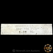 5.15oz Kingsmen Silver Vintage Silver Bar