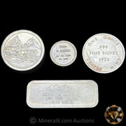 10oz Swiss Of America Vintage Silver Lot (5oz, x2 1oz, 3oz)