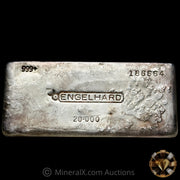 20oz Engelhard Bull Logo Vintage Silver Bar