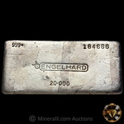 20oz Engelhard Bull Logo Vintage Silver Bar