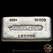 10oz Engelhard Floating Decimal Bull Logo Vintage Silver Bar